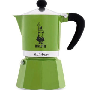Гейзерная кофеварка Bialetti RAINBOW, 4971 40мл зеленая
