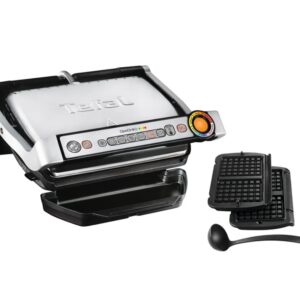 Умный электрогриль Tefal OptiGrill+ GC716D12 (с панелями для вафель)